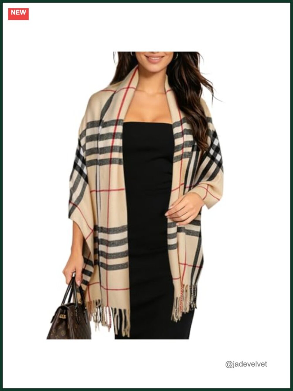 Silky Pashmina Shawl Wrap Blanket Scarf for Women - Cashmere Blend, Winter